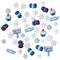 Buttons Galore Winter Christmas Button Assortment – 50-Piece Snowflake, Mitten & Winter-Themed Craft & Sewing Buttons for DIY, Scrapbooking, Card Making & Holiday Decorations